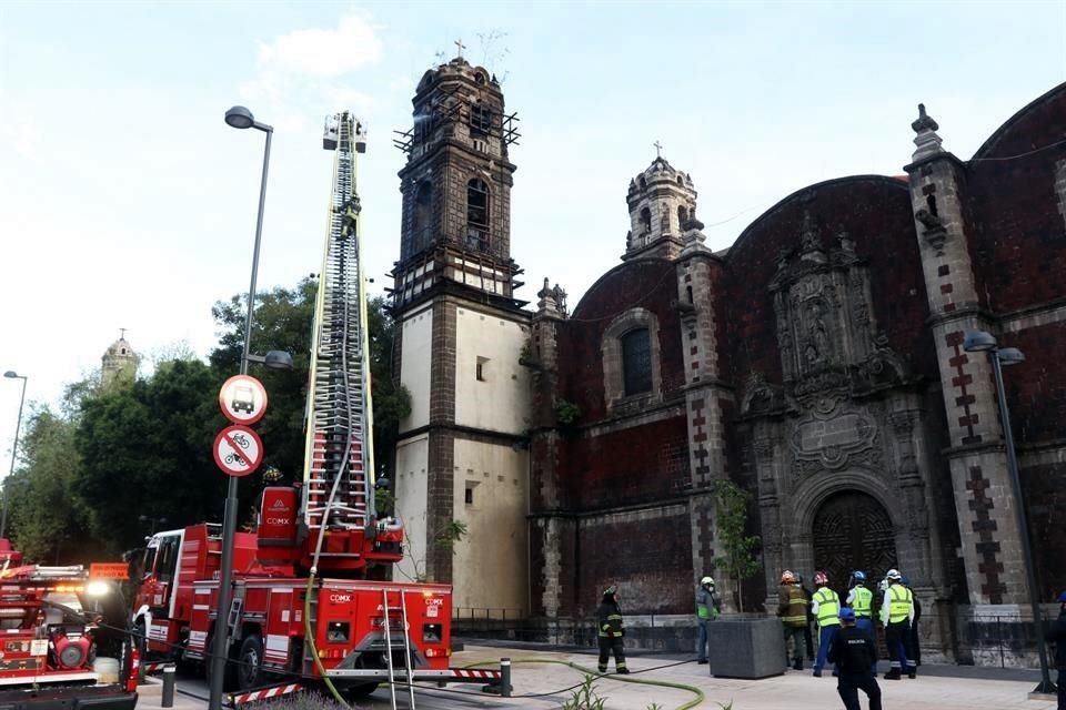 El templo ya padecía severos daños tras los sismos de 2017.