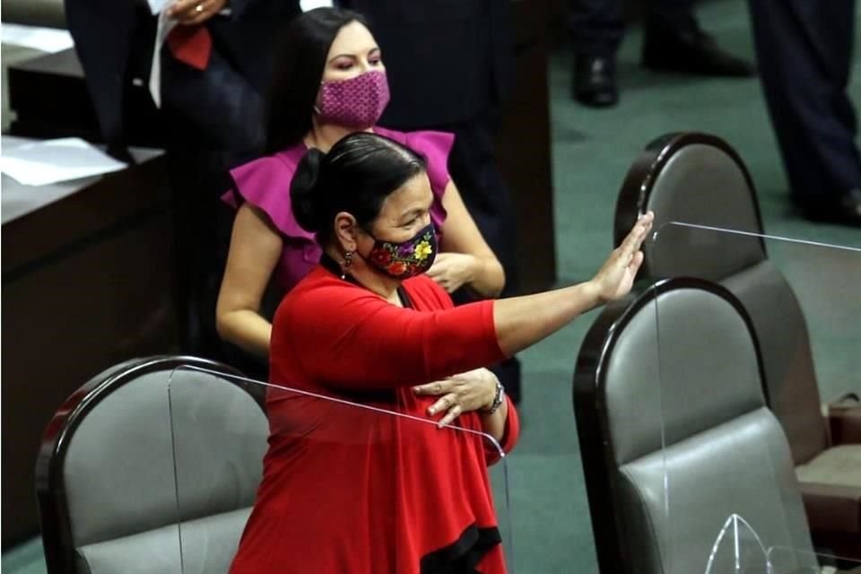 Dulce María Sauri fue propuesta por el PRI para la presidencia de la Mesa Directiva.