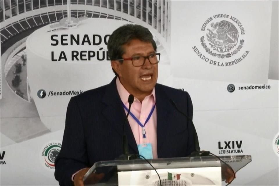 Ricardo Monreal, coordinador de Morena en el Senado.