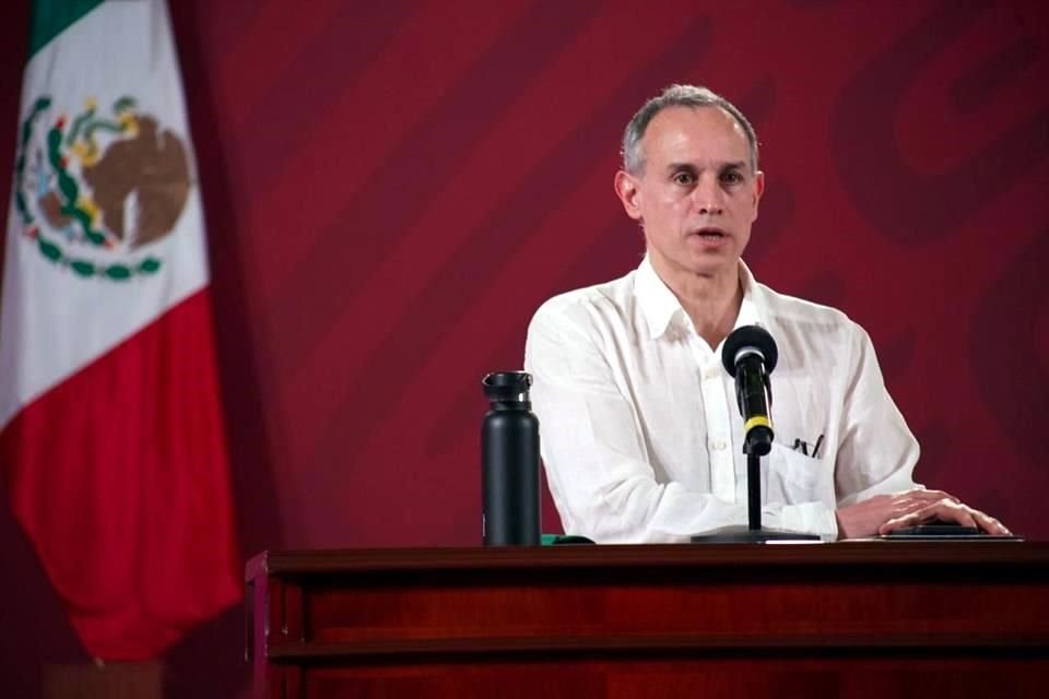 Hugo López-Gatell, subsecretario de Prevención y Promoción de la Salud, en conferencia de prensa.