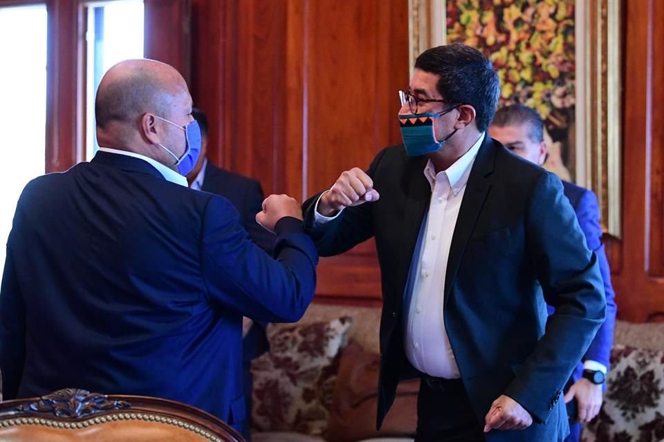 Enrique Alfaro, Gobernador de Jalisco, y Javier Corral, Gobernador de Chihuahua.