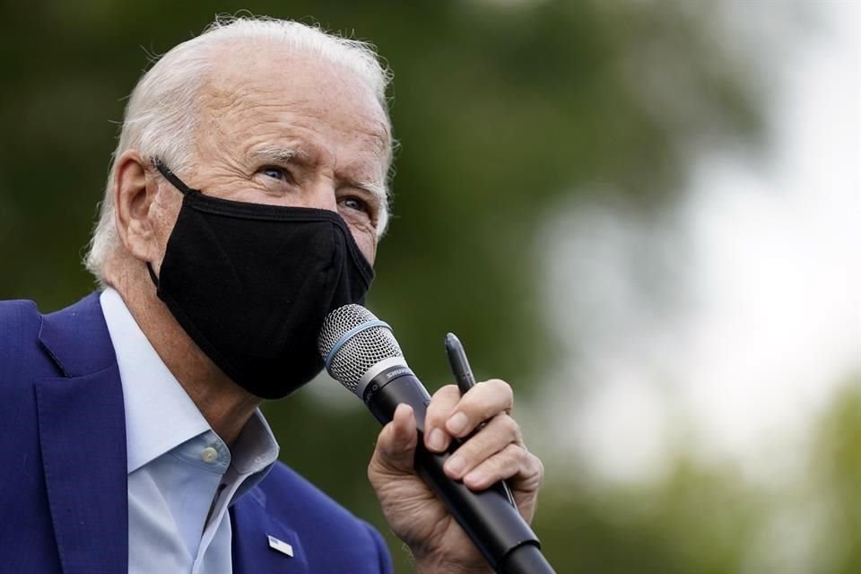 Joe Biden busca ganar la Presidencia de EU frente a Donald Trump en las elecciones de noviembre.