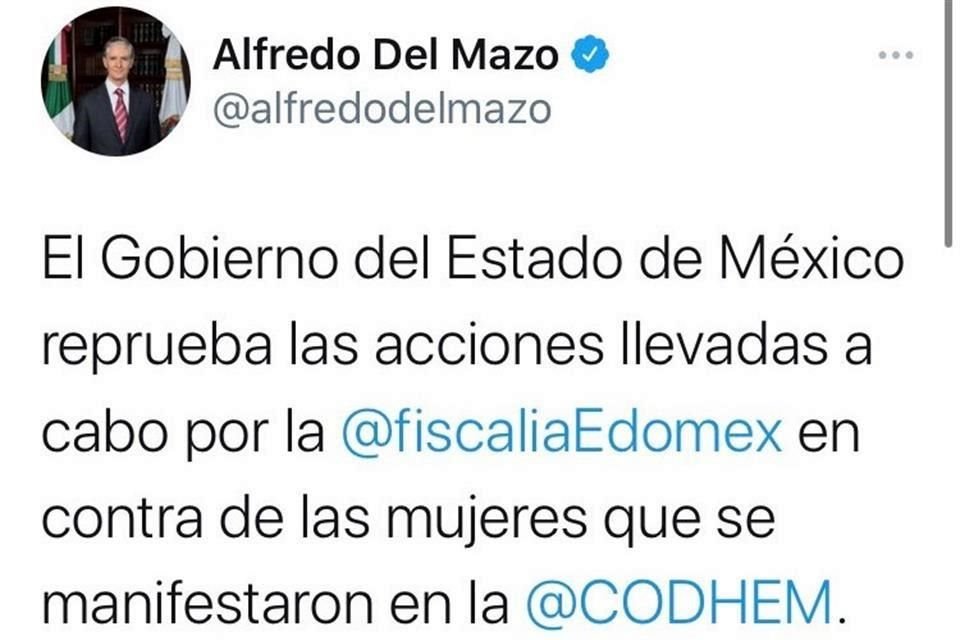 El Gobernador del Edomex se pronunció en contra de las detenciones.