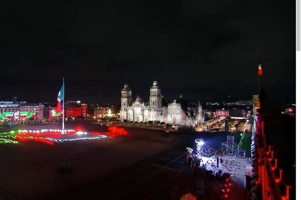 El Zócalo lució vacío