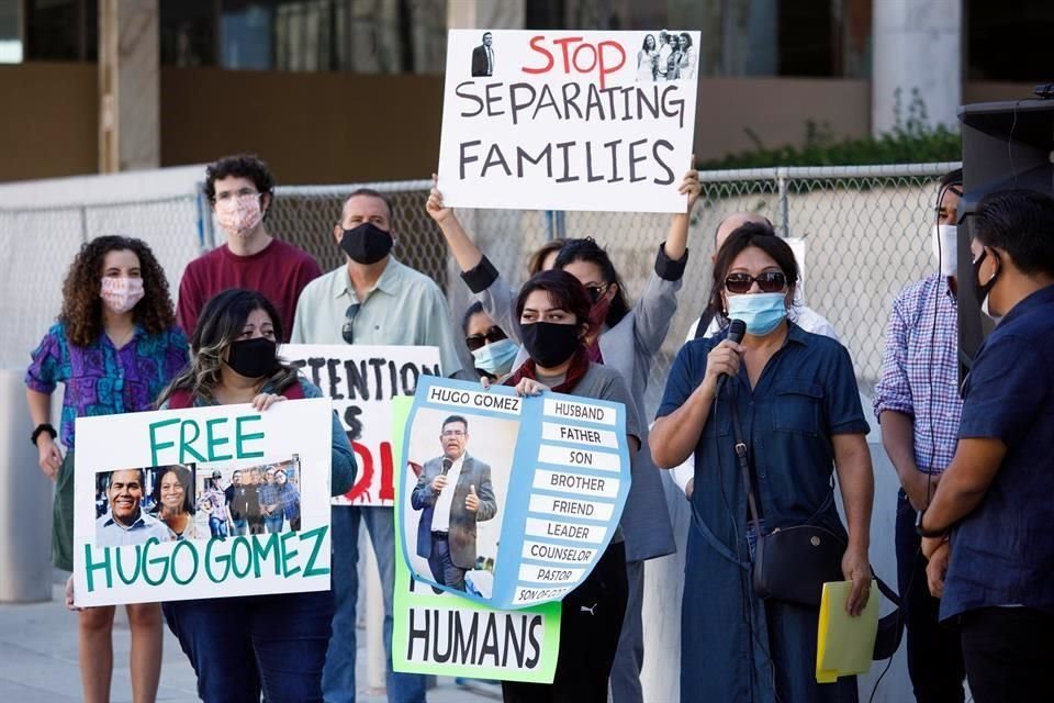 Los familiares denunciaron condiciones precarias en el centro de detención en el que se encuentran detenidos los migrantes.