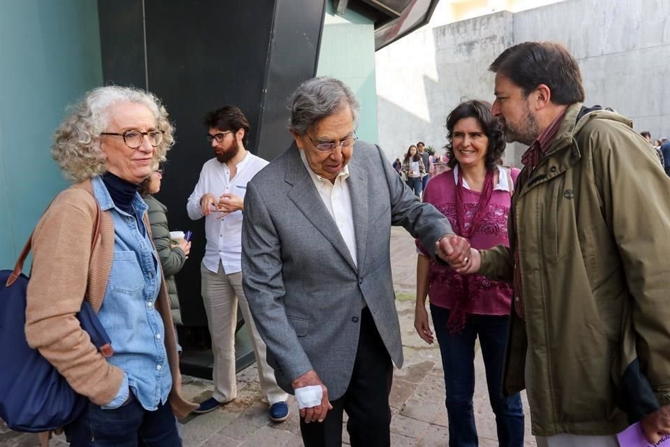 Cuauhtémoc Cárdenas, presidente del Comité Asesor de Nosotrxs, participó en el encuentro.