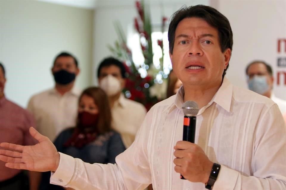 Mario Delgado en Monterrey el 27 de septiembre pasado.