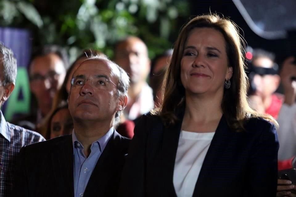 Felipe Calderón y Margarita Zavala.