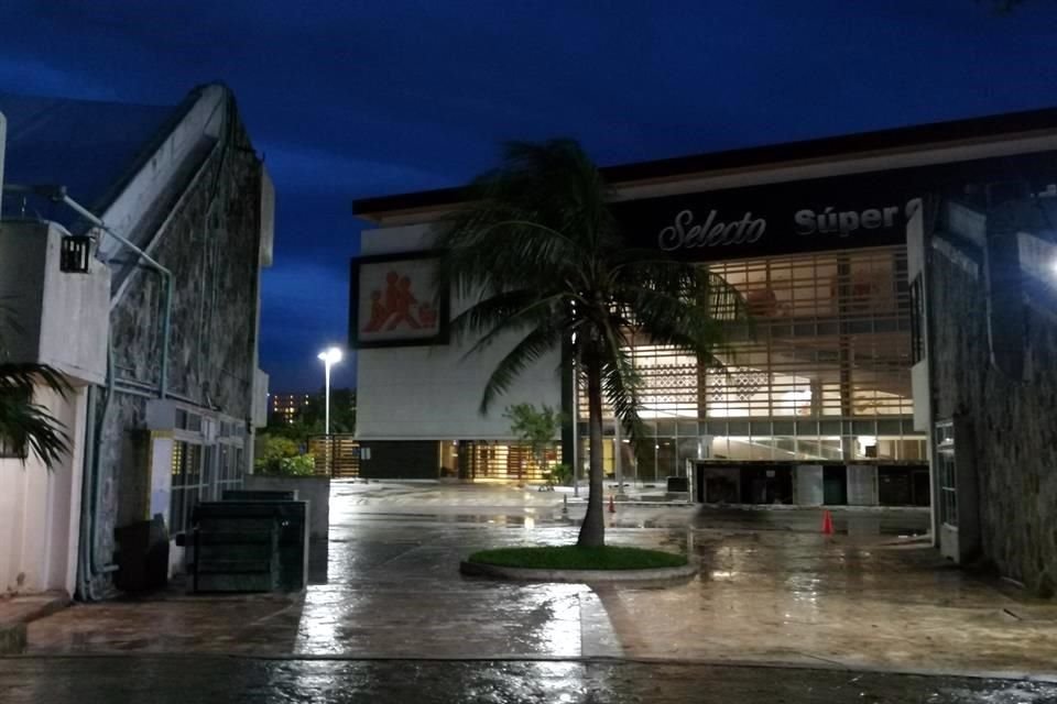 Cancún previo a la entrada del huracán Delta.