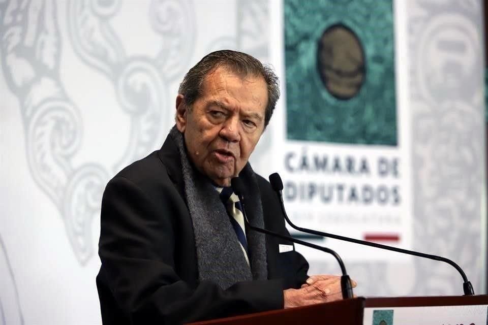 Porfirio Muñoz Ledo es diputado por Morena.