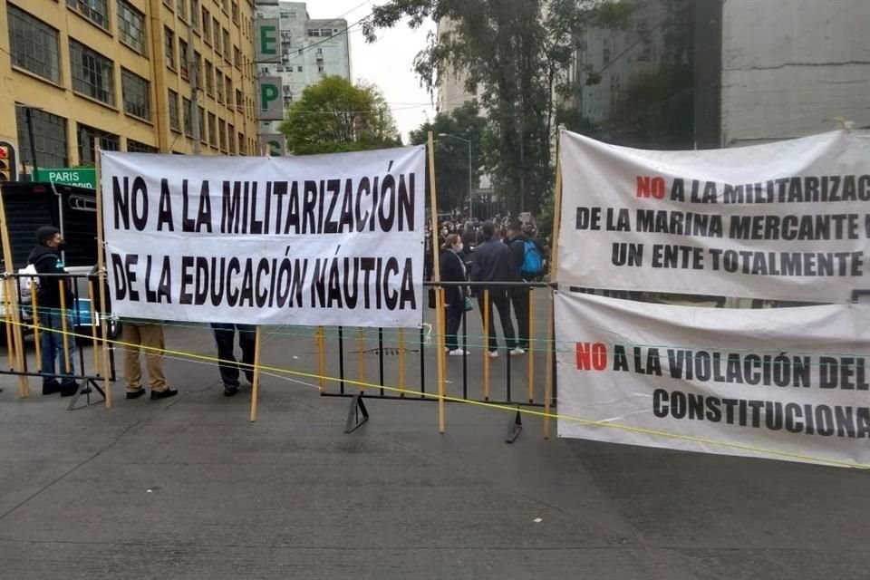 Marinos mercantes en contra de la propuesta del Ejecutivo.