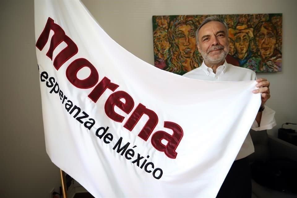 Alfonso Ramírez Cuéllar, dirigente de Morena.