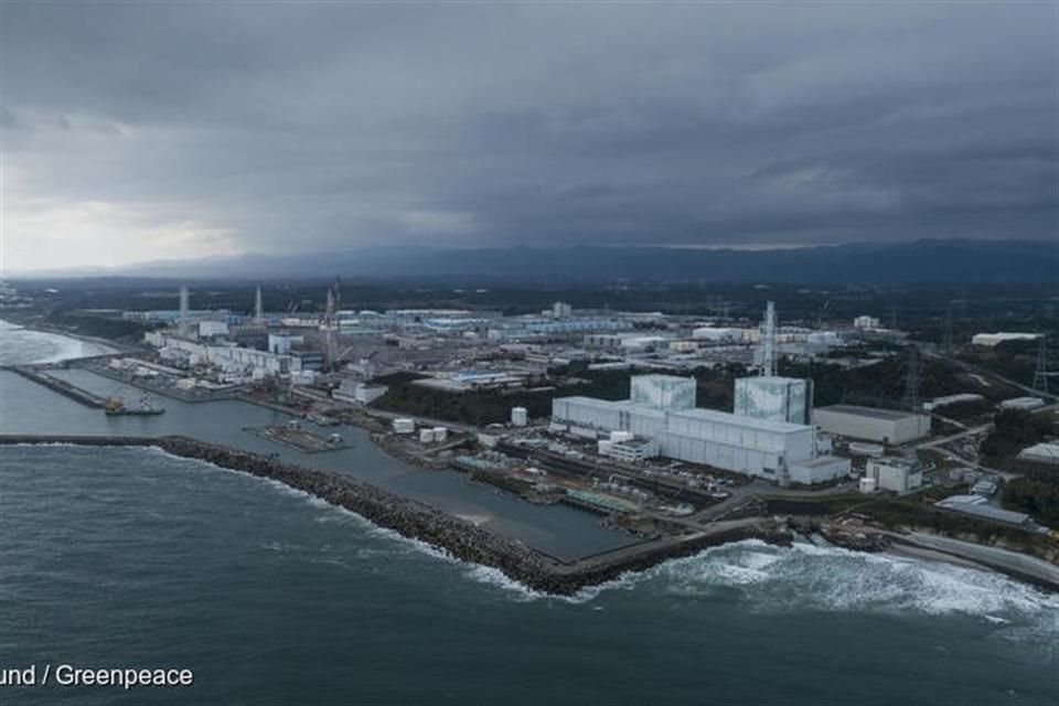 Descargar en el océano el agua contaminada de la central nuclear de Fukushima puede dañar el material genético humano, advierte Greenpeace.