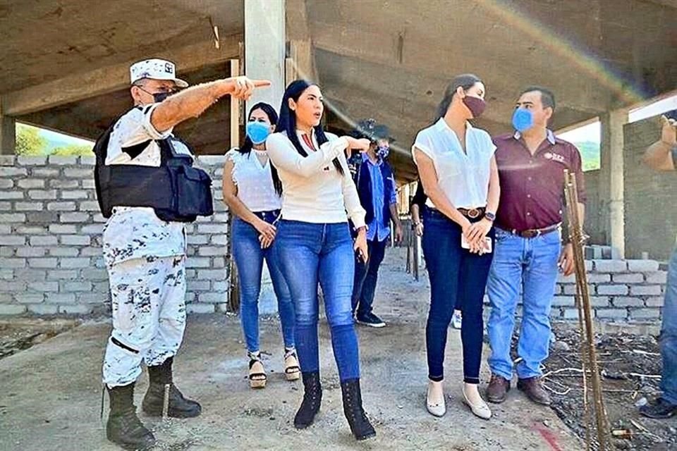 Indira Vizcaíno Silva, en Colima.