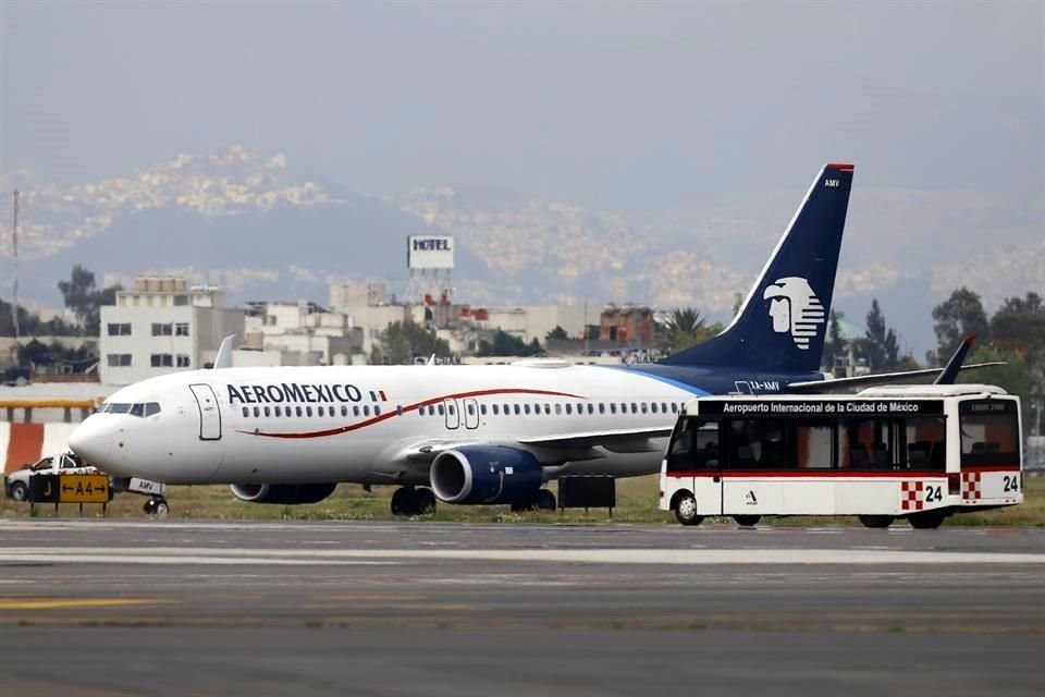 Aeroméxico iniciará operaciones en AIFA en abril próximo.