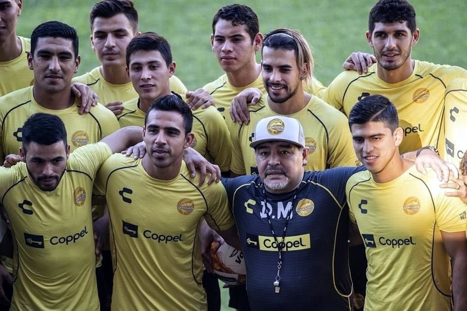 Escoboza y Maradona coincidieron en Dorados.