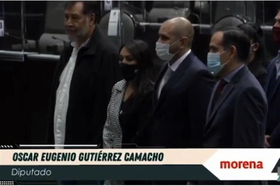 Gutiérrez Camacho rindió hoy protesta como legislador.