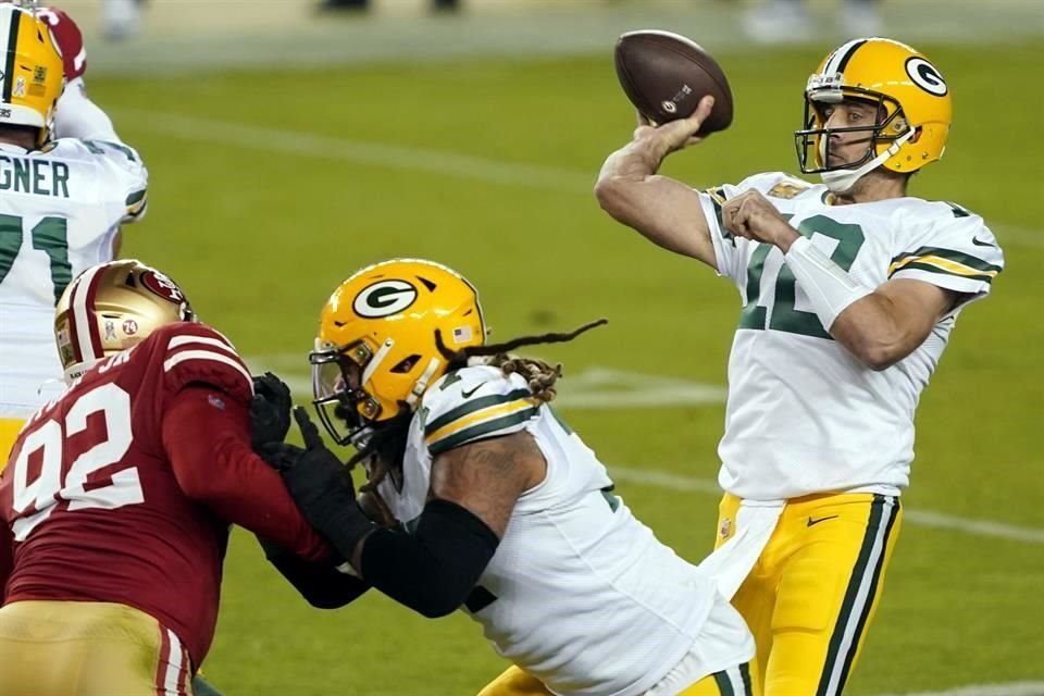 Aaron Rodgers tuvo una noche a placer.