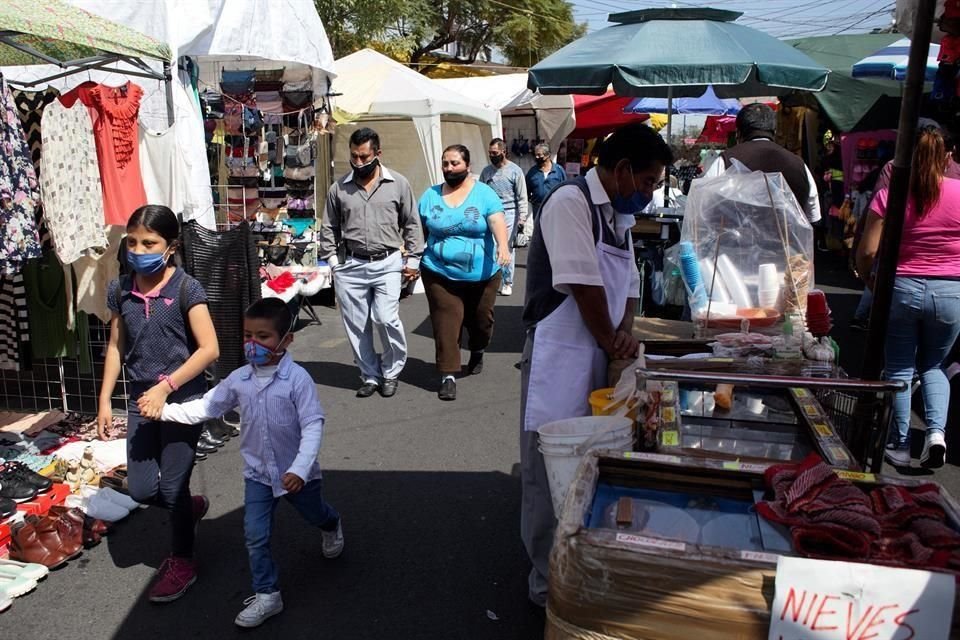 El tianguis de La Bola se encuentra en Ajusco, una de las que más casos activos registró hasta el último corte por colonias.