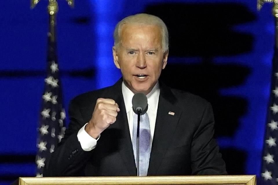 Joe Biden ofreció un discurso en Delaware.