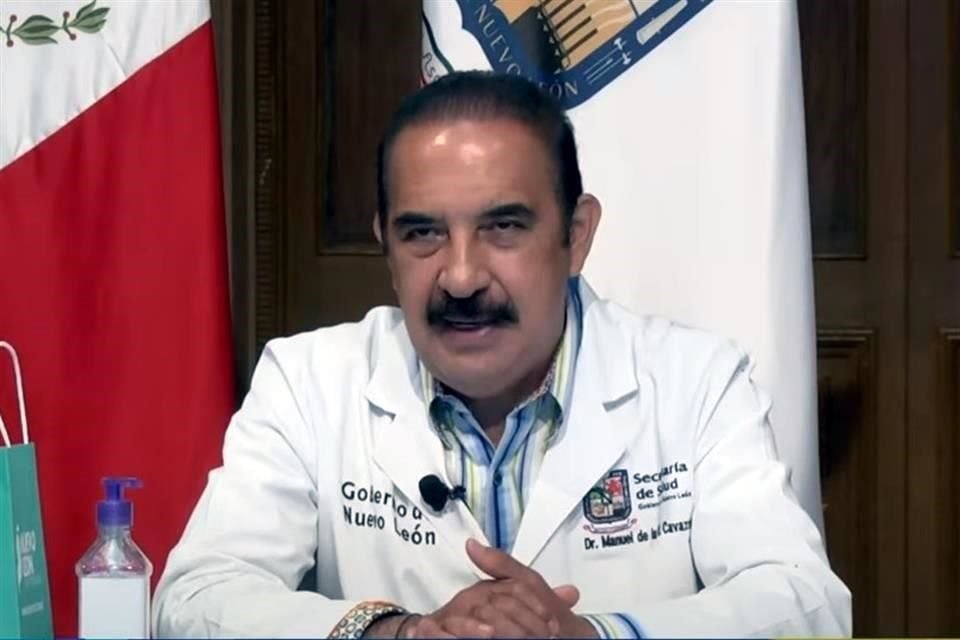 Manuel de la O, Secretario de Salud estatal.