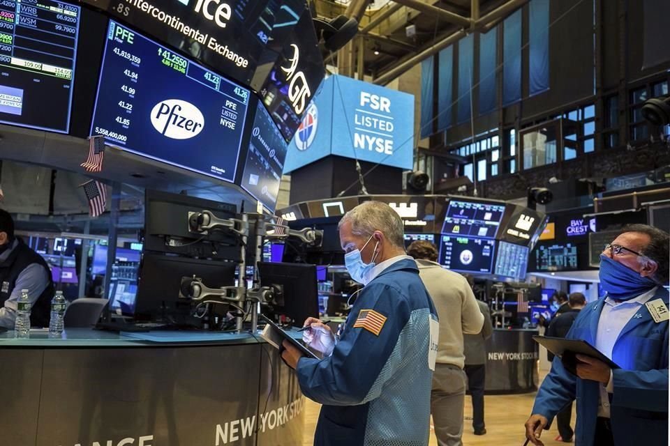 Las acciones de Pfizer subieron más de 9 por ciento en la Bolsa de Nueva York.