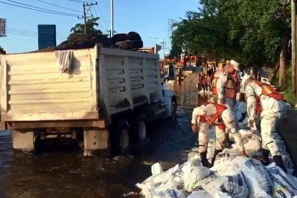 De acuerdo con autoridades, las filtraciones del río hacia el centro ya están controladas.