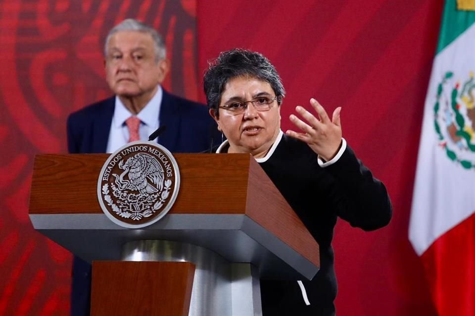 Raquel Buenrostro, titular del SAT.