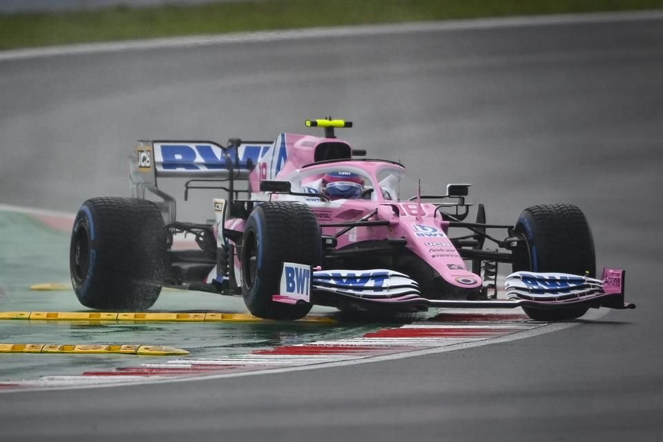 Stroll consiguió la primera pole position de su carrera.