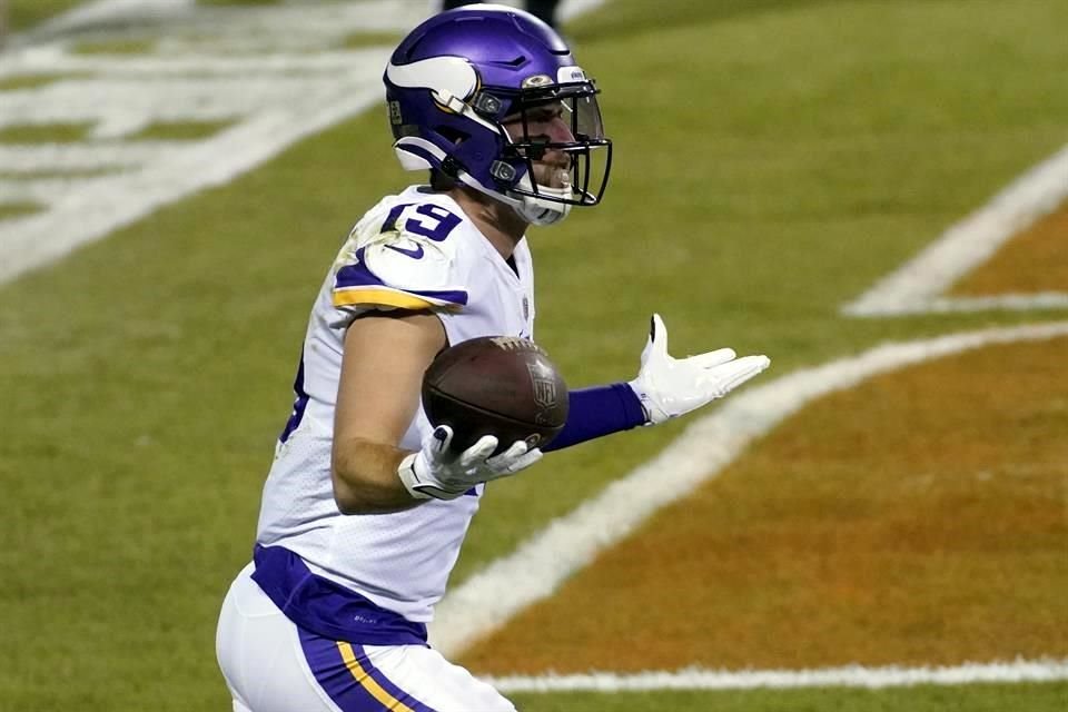 Adam Thielen fue el autor de las dos únicas anotaciones de Minnesota.