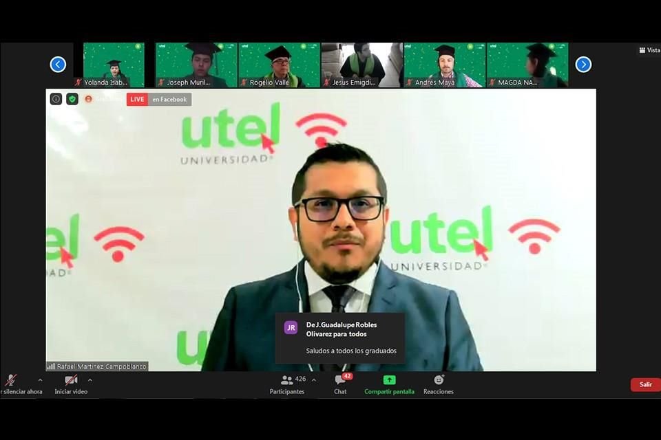 UTEL traspasa fronteras con Graduación virtual