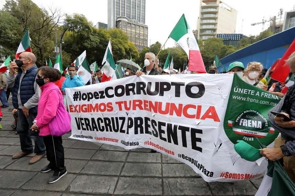 El punto de llegada de la marcha es el Zócalo de la CDMX.