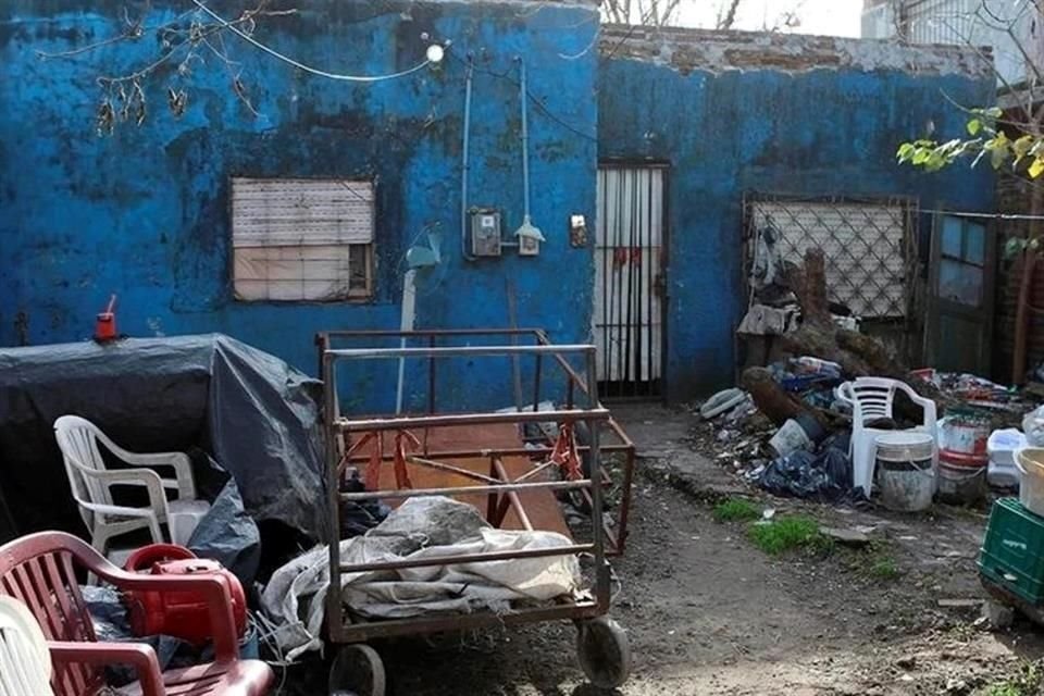 Así luce la casa natal de Maradona.