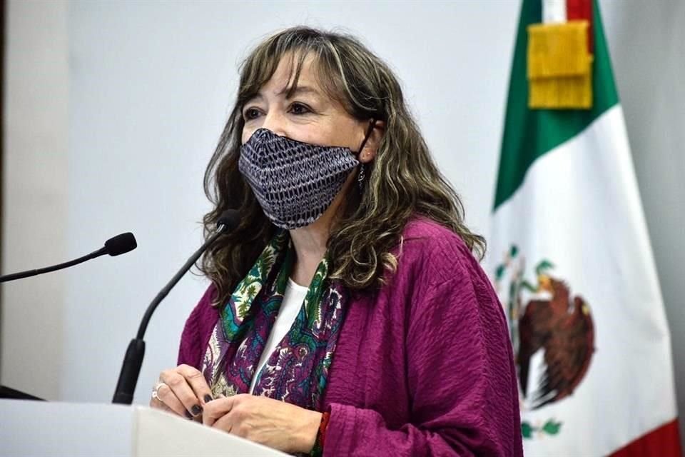 Gómez habló de los senderos seguros que se han construido junto con la Secretaría de Obras y Servicios que, dijo, han reducido la violencia contra las mujeres e incrementado la seguridad para todos los habitantes de las zonas intervenidas.