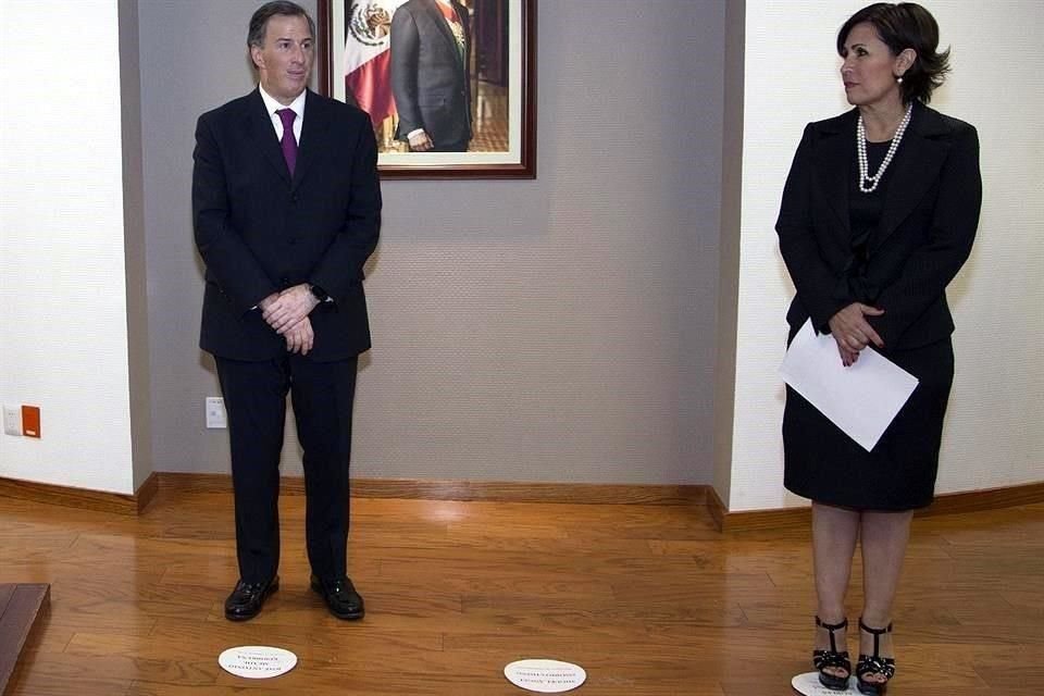José Antonio Meade y Rosario Robles.