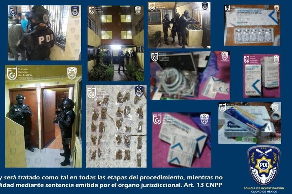 Tras un cateo en un inmueble de GAM, fueron encontrados medicamentos oncológicos que coinciden con las características de los robados en Iztapalapa, el pasado 4 de octubre.