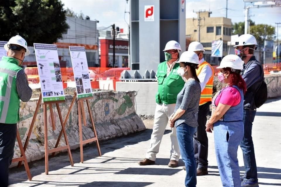 'Estoy segura que el Trolebús Elevado se va a empezar a construir en otras ciudades de México y en otras ciudades del mundo', dijo Sheinbaum.