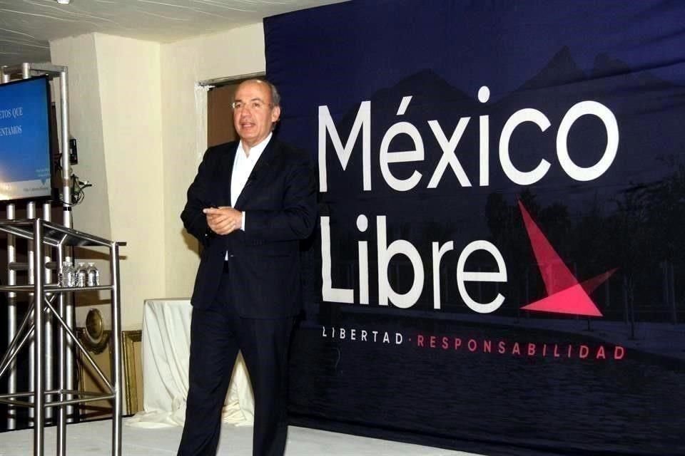 México Libre fue fundado por Margarita Zavala, esposa del ex Presidente Felipe Calderón Hinojosa.