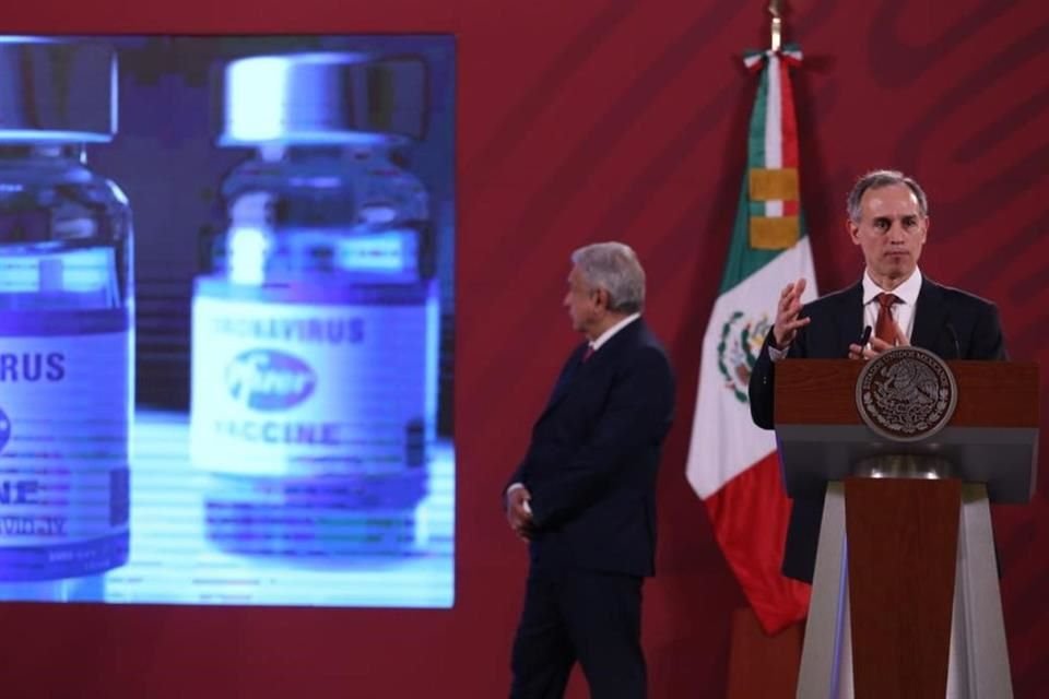 Hugo López-Gatell y Andrés Manuel López Obrador.