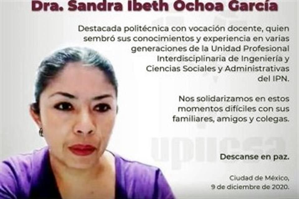 Sandra Ibeth Ochoa García fue vista por última vez en el Municipio de Los Reyes La Paz, Estado de México, el 8 de diciembre.