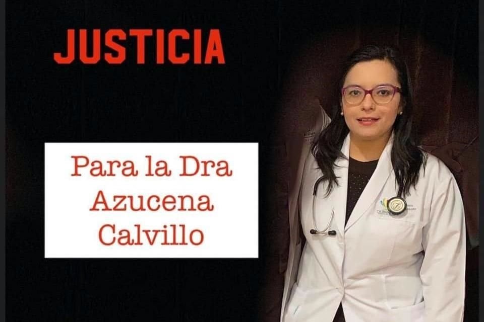 El diputado Femat aseguró que la médico, su hija y su esposo están amenazados de muerte, por lo que urge que la FGR atraiga el caso.