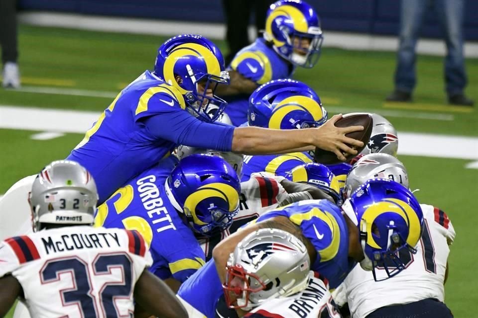 Los Rams fueron mucha pieza para unos Patriotas que no levantan.