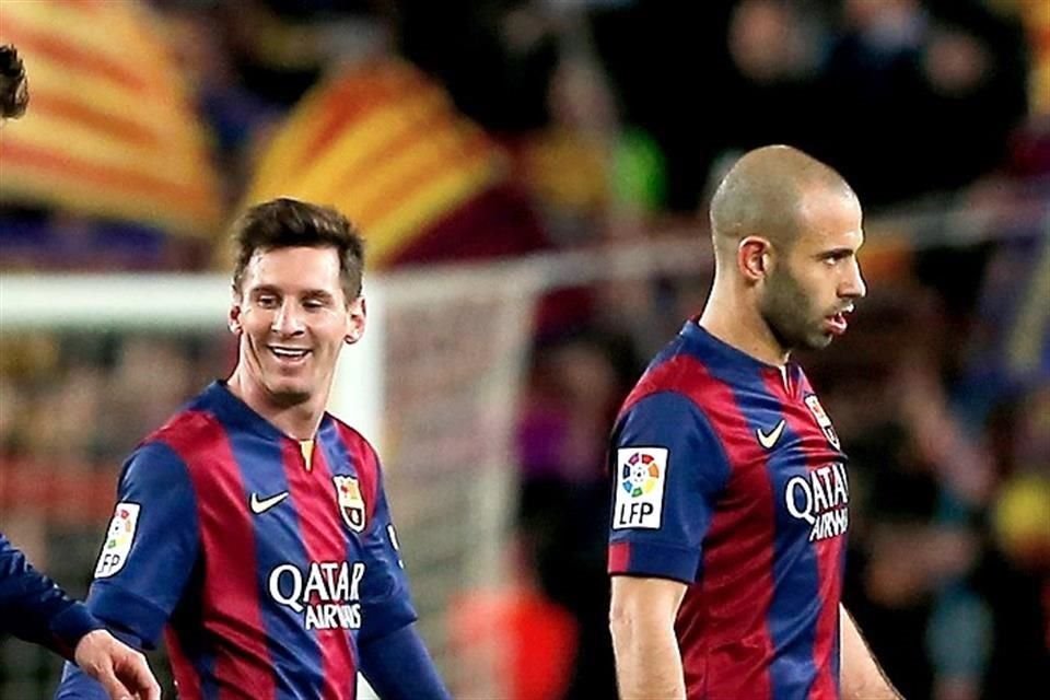 Javier Mascherano valoró el aporte de Leo Messi en el Barsa.