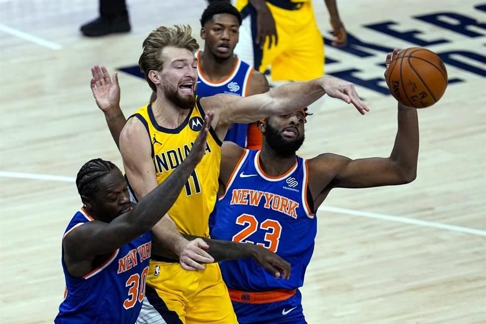 Domantas Sabonis (11) fue la figura del partido.