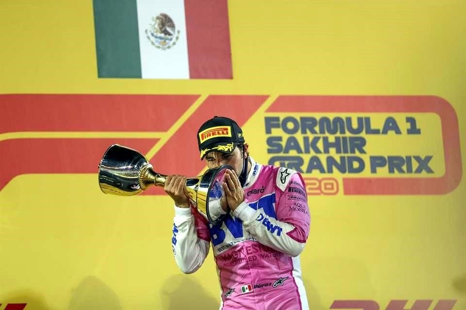 Sergio Pérez logró su primer triunfo en Fórmula 1 en el Gran Premio de Sakhir.