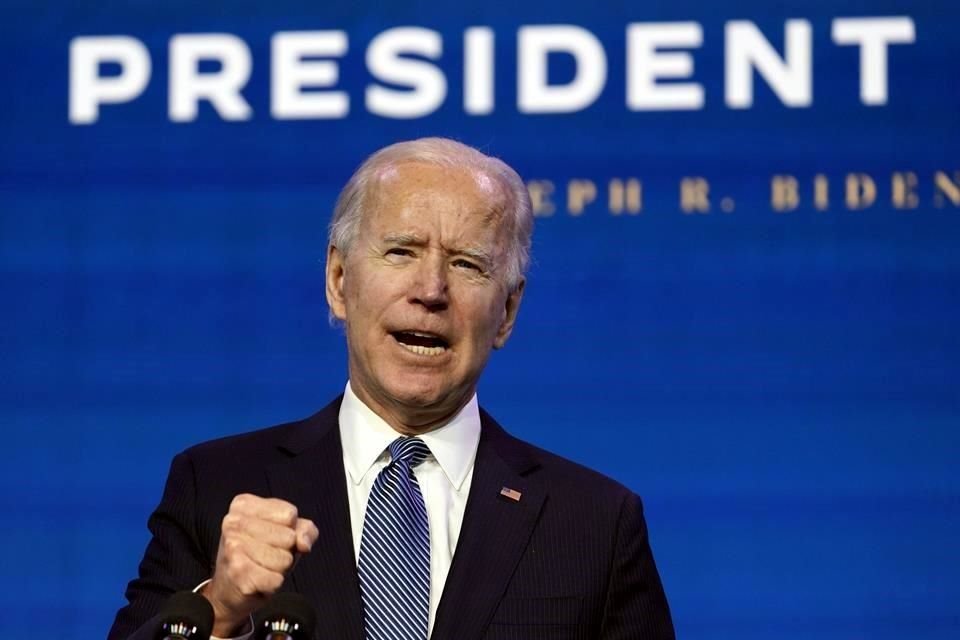 Joe Biden ligó directamente a trump por la violencia en el Capitolio.