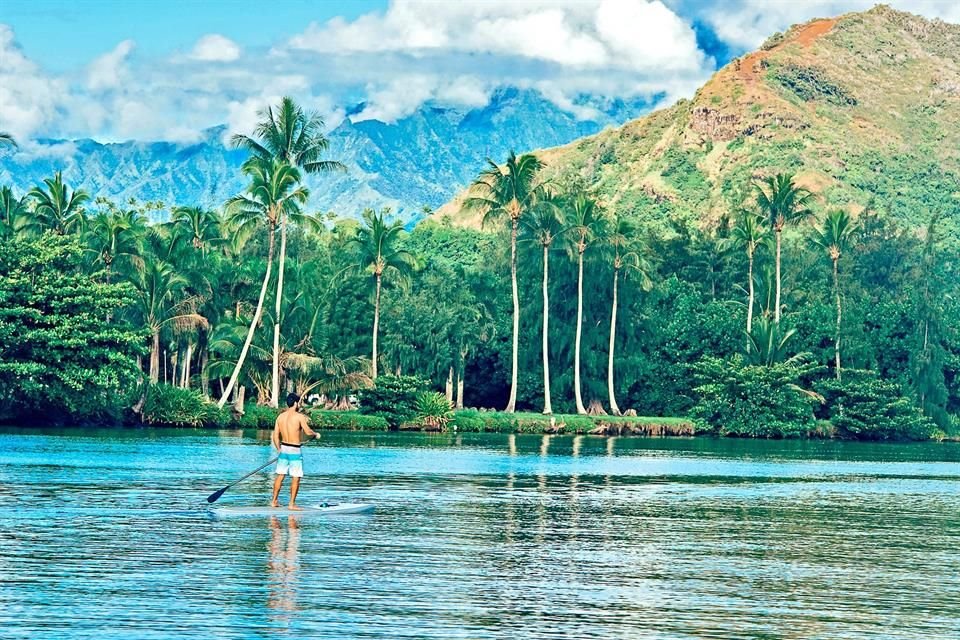 Podrás aventurarte a los deportes acuáticos en tu visita a Hawái.