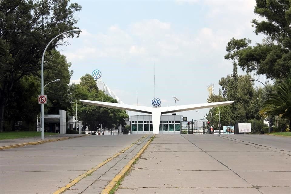 Planta armadora de Volkswagen en Puebla.