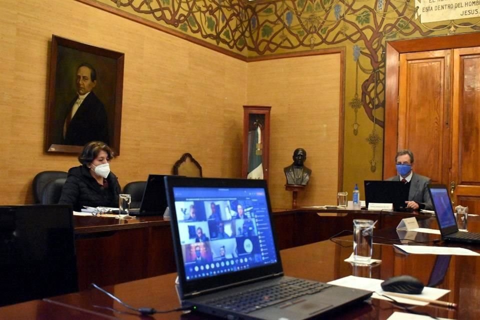 Debido a la pandemia, la reunión, en la que participó Esteban Moctezuma, se realizó de manera virtual.