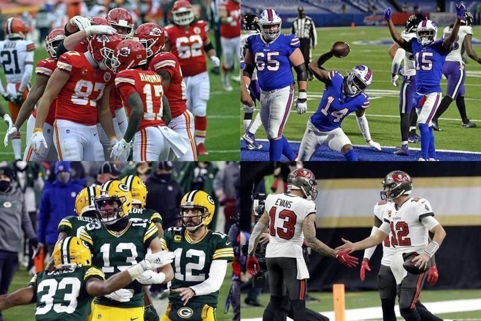 Cuatro equipos quedan con vida en la NFL.